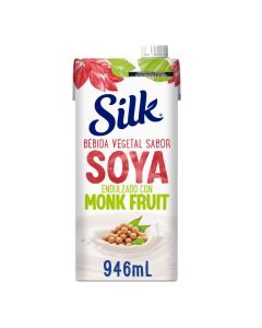 Silk Bebida Vegetal Sabor Soya endulzado con Monk Fruit 946mL