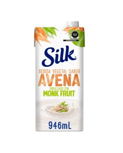 Silk Bebida Vegetal Sabor Avena endulzado con Monk Fruit 946mL