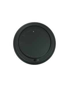 Tapa de PS  Color Negra Para Vaso de 12/16/24 oz pack de 100 pzas